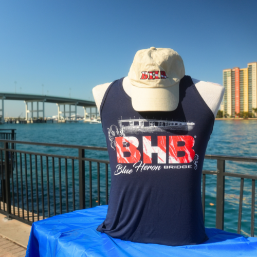 Blue Heron Bridge Racerback