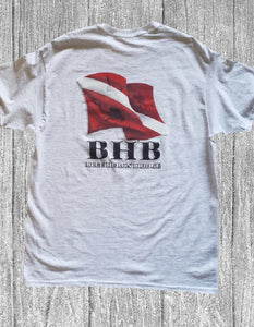 Blue Heron Bridge Dive Flag  Short-sleeve T-shirt